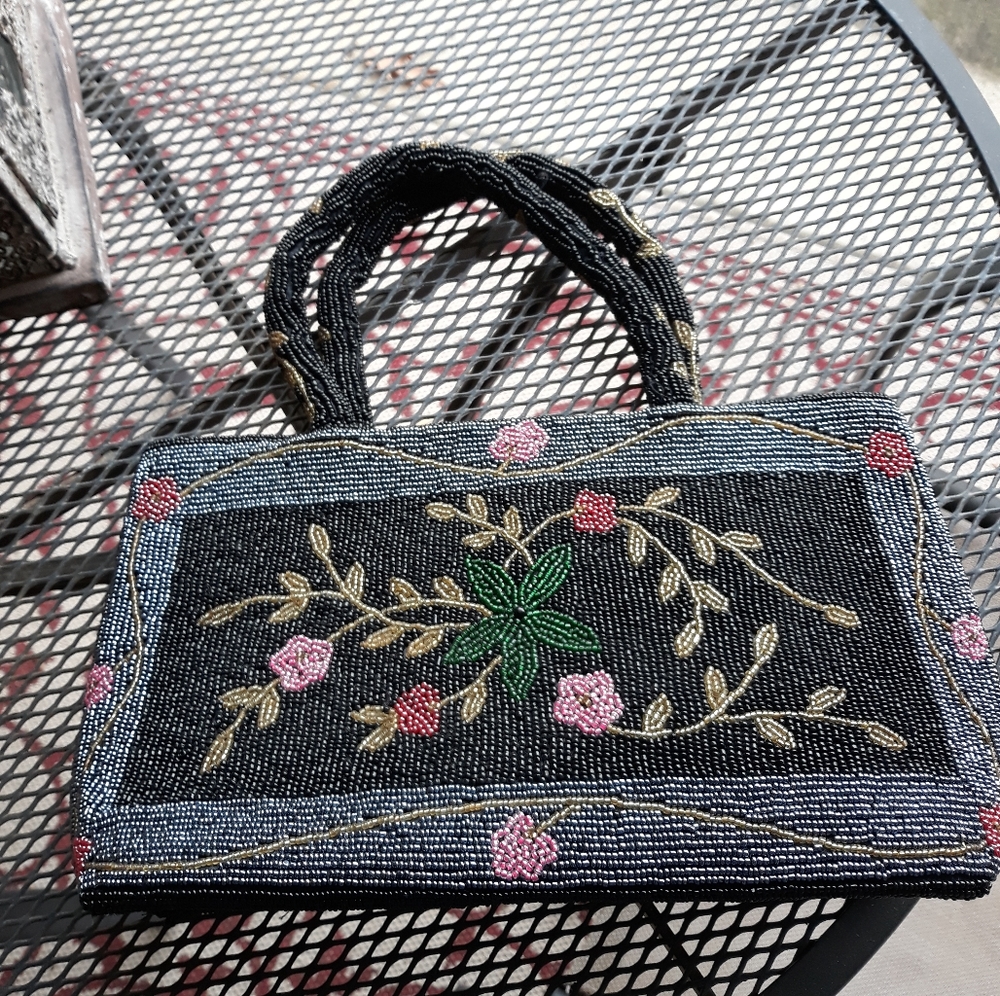 Beaded handbag